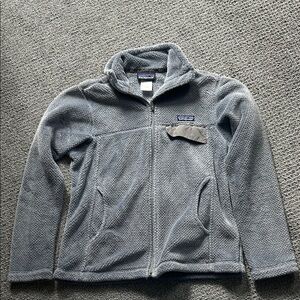Patagonia Charcoal Full-Zip Fleece Jacket